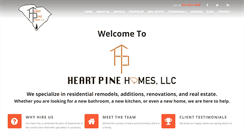 Desktop Screenshot of heartpinehomes.com