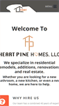 Mobile Screenshot of heartpinehomes.com